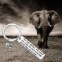 CYTING Memory Elephant Keychain Elephant Jewelry Strength Gift for Elephant Lovers This Little Elephant Will Remind You of The Fun Times Weve Had and All Those Yet to Come