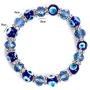 RagBear Evil Eye Bead Bracelet Meaning Beaded Black Beads Crystal Glass Gold