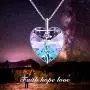 TOUPOP Cross Necklace s925 Sterling Silver Heart Pendant Necklace with Heart Crystal Jewelry Gifts for Mom Wife Women Teen Girls Birthday Mother’s day TOUPOP Cross Necklace s925 Sterling Silver Heart Pendant Necklace with Heart Crystal Jewelry Gifts for Mom Wife Women Teen Girls Birthday Mother’s day