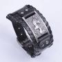 fishhook Celtic Knot Fox Smart Symbol Bangle Talisman Amulet Leather Bracelet