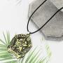 KANGSHUN JoJo Bizarre Adventure Golden Wind Necklace Jewelry - JoJo Stand Arrow Requiem Arrow Pendant with Gift Box, Professional Quality, for Boys Girls