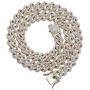 JINAO Hip Hop 14mm 6 Times Heavy 14K Gold Plated Miami Cuban Link Chain Choker for Men Full Iced out Prong Setting Bling CZ Rapper Necklace