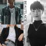 Beautlace Geometric Necklace Silver/18K Gold/Black Gun Plated Triangle Rectangle Choker Jewelry Gifts for Men and Women