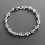 Mariell CZ Wedding Bridal & Prom Tennis Bracelet for Women, Silver Platinum Plated, 7'' Plus ¼ Extender