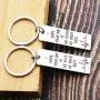 Meibai 2Pcs His and Her Couples Keychains Set Personalized Couples Gift Valentines Birthday Gift for Boyfriend Girlfriend