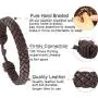 LOLIAS 18Pcs Leather Chakra Bead Tribal Bracelet for Men Women Charm Ethnic Wood Beaded Hemp Bracelets Boho Wristbands LOLIAS 18Pcs Leather Chakra Bead Tribal Bracelet for Men Women Charm Ethnic Wood Beaded Hemp Bracelets Boho Wristbands