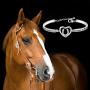 POTIY Horse Memorial Loss of Horse Sympathy Gift You’ve Left Hoofprints Forever On My Heart Mourning Keepsake Bracelet