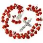 YWLI Rosary Beads Catholic - 6 Color, Confirmation Gifts for Teenage Girl, Polymer Clay Rose Necklace Jewelry, Silver Alloy Cross Necklace for Women, Gifts for Women YWLI Rosary Beads Catholic - 6 Color, Confirmation Gifts for Teenage Girl, Polymer Clay Rose Necklace Jewelry, Silver Alloy Cross Necklace for Women, Gifts for Women