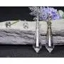 yippee Natural Crystal Quartz Pendulum Pendant Dowsing Tool,Chakra Reiki Meditation yippee Natural Crystal Quartz Pendulum Pendant Dowsing Tool,Chakra Reiki Meditation