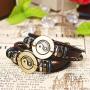 Leather Bracelet for Women Mens , Yin Yang Friendship Teen Girls Braided Bracelet of Men Adjustable Charm Jewelry