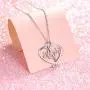 S925 Sterling Silver Musical Note Pendant Necklace, Box Chain 18 inches