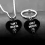 Stainless Steel I Cant Breathe Fist Heart Keychain and Pendant Necklace Set BLM Couples Jewelry for Women or Men Stainless Steel I Cant Breathe Fist Heart Keychain and Pendant Necklace Set BLM Couples Jewelry for Women or Men