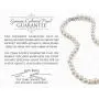 THE PEARL SOURCE 14K Gold 6.5-7mm AAA Quality Round White Akoya Cultured Pearl Necklace & Earrings Set in 17'' Princess Length for Women