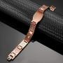 Copper Bracelet for Men Magnetic Therapy Christian Bracelet