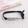 Hamilton Musical Jewelry Broadway Theater Gift Not Throwing Away My Shot Rise Up Leather Bracelet for Teen Girls