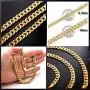 ChainsPro Men Cuban Link Chain, Dainty Necklace, 6/8MM Width, 18/20/22/24/26/28/30 Inches,Gold/Black Color (with Gift Box) ChainsPro Men Cuban Link Chain, Dainty Necklace, 6/8MM Width, 18/20/22/24/26/28/30 Inches,Gold/Black Color (with Gift Box)