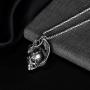 Feilong 22inch Mens Stainless Steel Necklace,Gothic Mens Necklaces & Pendants Dragon and Skull Necklace for Men Birthday Gifts for Men