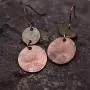 D.Rosse 2 pairs Boho Drop Coin Earring Round Dangle Hoops Handmade Retro Geometry Earring Copper Wire Women Jewelry D.Rosse 2 pairs Boho Drop Coin Earring Round Dangle Hoops Handmade Retro Geometry Earring Copper Wire Women Jewelry