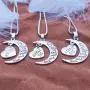 Misola I Love You to The Moon and Back Women Pendants Necklace Best Christmas Birthday Gifts for Mom Daughter Grandama Sisther Jewelry Gifts for Daughter Form Mom and Dad