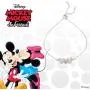 Disney Jewelry, Mickey and Minnie Mouse Sterling Silver Pave Cubic Zirconia Lariat Bracelet
