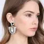 Bohemian Faux Exotic Leather Geometric Drop Earrings - Snake Skin Print Marquise Leaf, Python, Croc Embossed Leatherette Teardrop, Disc, Hoop Bohemian Faux Exotic Leather Geometric Drop Earrings - Snake Skin Print Marquise Leaf, Python, Croc Embossed Leatherette Teardrop, Disc, Hoop