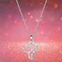 Ado Glo Mother’s Day Sister Gifts, Always My Sister Forever My Friend Love Heart Pendant Necklace, Fashion Jewelry for Women and Girls, Her Christmas Anniversary Birthday Present from Brother, Friend