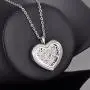 HooAMI Aromatherapy Essential Oil Diffuser Necklace Stainless Steel Perfume Locket Pendant with 12 Refill Pads