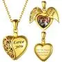 GOLDCHIC JEWELRY 925 Sterling Silver Heart Photo Locket Necklace That Holds Pictures for Women Girls, Birthstone/Family Tree of Life/Kiss Couple Lockets w 18”+2” Adjustable Chain, Gift Box Included GOLDCHIC JEWELRY 925 Sterling Silver Heart Photo Locket Necklace That Holds Pictures for Women Girls, Birthstone/Family Tree of Life/Kiss Couple Lockets w 18”+2” Adjustable Chain, Gift Box Included