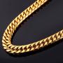 U7 Men Thick Chain Necklace Bracelet Set 316L Stainless Steel 18K Gold Plated 12MM Wide Franco Curb Chains, Length 8.3-36 Inch, 3 Color Choice, Gift for Father or Boyfriend