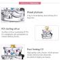 GDDX 925 Sterling Silver Butterfly Flower Suitcase Shield Tree Of Life Heart Bear Beads Charms Jewelry fits Bracelet and Necklace
