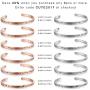 Solocute Bracelets for Women Personalized Inspirational Gifts for Women Girls Mom Motivational Birthday Friendship Personalized Mantra Cuff Bangle Jewelry Come Gift Box