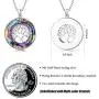 Sllaiss Sterling Silver Crystal Pendant Necklace for Women Multi Color Crystals from Austria Tree of Life Fine Jewelry with Gift Box Sllaiss Sterling Silver Crystal Pendant Necklace for Women Multi Color Crystals from Austria Tree of Life Fine Jewelry with Gift Box