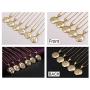 Initial Name Necklace 14K Gold Pendant Chain for Women Letter Necklace for Teen Girls