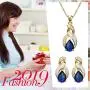 SLVIEKAE Gifts for Mom & Gifts for Women Austrian Crystal Necklaces Pendants Earrings Opal Jewelry Set Birthday Gifts for Women SLVIEKAE Gifts for Mom & Gifts for Women Austrian Crystal Necklaces Pendants Earrings Opal Jewelry Set Birthday Gifts for Women