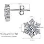 ZENI 925 Sterling Silver Snowflake Earrings for Women Girls with Cubic Zirconia , Winter Thanksgiving Christmas Jewelry Gift ZENI 925 Sterling Silver Snowflake Earrings for Women Girls with Cubic Zirconia , Winter Thanksgiving Christmas Jewelry Gift