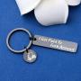 FAADBUK Funny Forklift Driver Gift Forklift Driver Keychain I Get Paid to Fork Around Jewelry Forklift Gift for Husband Boyfriend Men Son Friend