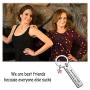 Eigso Funny Friendship Gift We are Best Friends Because Everyone Else Sucks Appreciation Keychain Gift for Best Friends(Best Friends Suck-KR)
