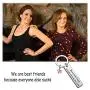 Eigso Funny Friendship Gift We are Best Friends Because Everyone Else Sucks Appreciation Keychain Gift for Best Friends(Best Friends Suck-KR)