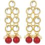 Aheli Faux Kundan Beaded Necklace Dangle Earrings Indian Wedding Ethnic Jewelry Set for Women