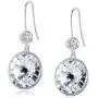 Bella Drop Earrings Crystals from Swarovski 18K White Gold Plated Hypoallergenic Jewelry for Women Girls Bella Drop Earrings Crystals from Swarovski 18K White Gold Plated Hypoallergenic Jewelry for Women Girls