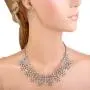 EVER FAITH Lots Snowflake Austrian Crystal Necklace Earrings Set EVER FAITH Lots Snowflake Austrian Crystal Necklace Earrings Set