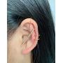 Ofeiyaa 11 Pcs Ear Wrap Crawler Hook Earrings Ear Cuffs Earrings for Women Girls Stainless Steel Non-Piercing Helix Cartilage Clip On Wrap Earrings Set