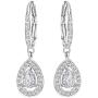 Swarovski Crystal Attract Light Clear Earrings