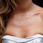 TseanYi Cross Pendant Necklace Chain Silver Sidesway Cross Choker Necklace Short Chain Religion Necklace Jewelry for women and Girls (Silver)