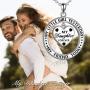 YAFEINI Daughter Necklace Gifts for Her Birthday Anniversary Graduation Sterling Silver Jewelry Gift from Mom Dad