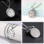 VASSAGO Stainless Steel First Pentacle of Jupiter Pendant Necklace Key of Solomon Seal Kabbalah Pagan Talisman Amulet Jewelry for Men and Women