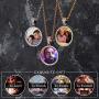 GUCY Hip Hop Jewelry Picture Pendant Necklace for Women Men Personalized Custom Photo Pendant Necklace