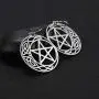 TEAMER Celtic Knot Dangle Earrings Stainless Steel Vintage Statement Amulet Wiccan Jewelry for Women TEAMER Celtic Knot Dangle Earrings Stainless Steel Vintage Statement Amulet Wiccan Jewelry for Women
