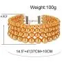 LuckyHouse Fashion Pearl Choker Necklace Multilayer Strands Chokers 1920s Flapper Women Costume Necklace Accessories for Gatsby Themed Party LuckyHouse Fashion Pearl Choker Necklace Multilayer Strands Chokers 1920s Flapper Women Costume Necklace Accessories for Gatsby Themed Party