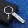 WUSUANED Fitness Keychain Live Love Lift Keychain with Barbell Charm Workout Gift Motivational Jewelry